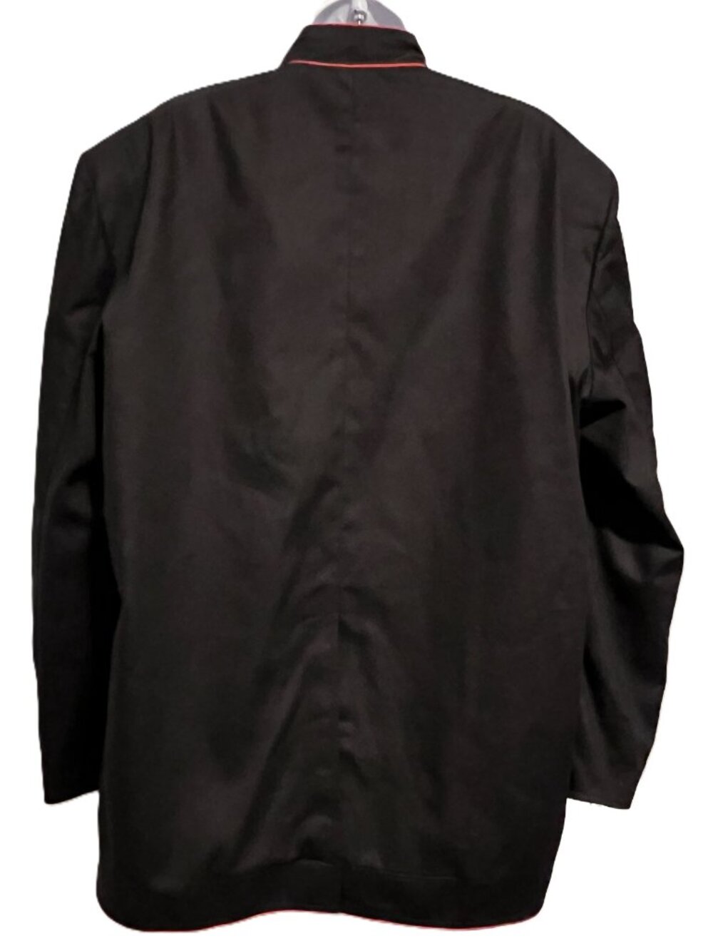 Theatrical Costume Military Marine-like Jacket Black/Red Piping/Gold Buttons - Picture 2 of 7